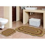 Mijölnir Juego de alfombras de baño Crema (2 piezas)